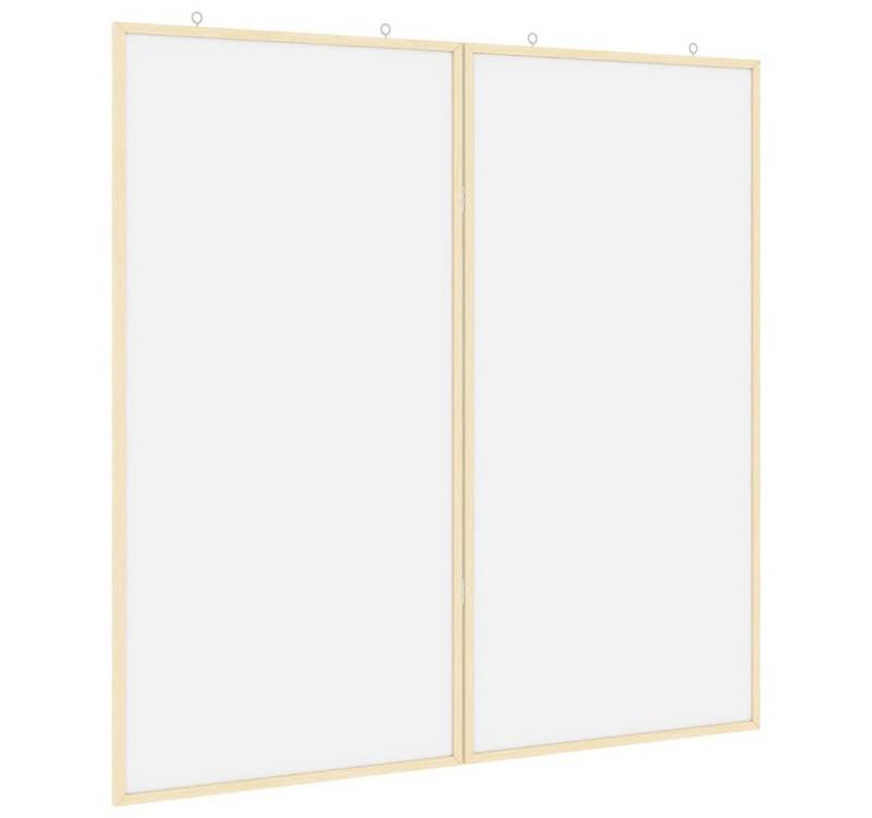 vidaXL Magnettafel Pinnwand Magnetisches Whiteboard Weiß 100 x 14 x 100 cm von vidaXL
