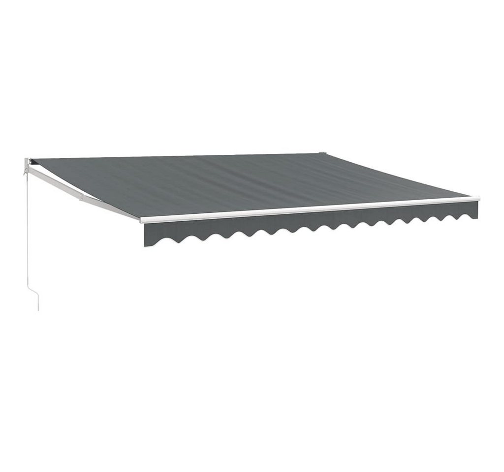 vidaXL Markise Gelenkarmmarkise Anthrazit 4,5x3 m Stoff und Aluminium vidaXL Markise Gelenkarmmarkise Anthrazit 4,5x3 m Stoff und Aluminium von vidaXL