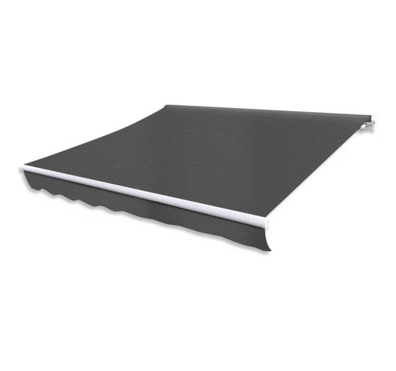 vidaXL Markise Gelenkarmmarkise Handbetrieben 300 cm Anthrazit (1-St) von vidaXL