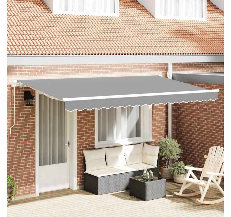 vidaXL Markise Markisenrahmen Einziehbar Manuell Bedienbar 4x2 cm Metall vidaXL Markise Markisenrahmen Einziehbar Manuell Bedienbar 4x2 cm Metall von vidaXL