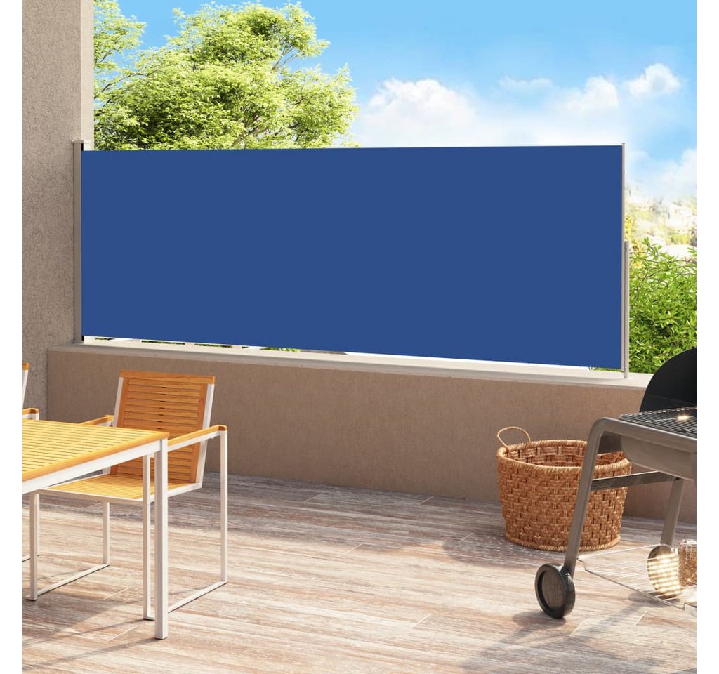 vidaXL Markise Seitenmarkise Ausziehbar 200x500 cm Blau vidaXL Markise Seitenmarkise Ausziehbar 200x500 cm Blau von vidaXL