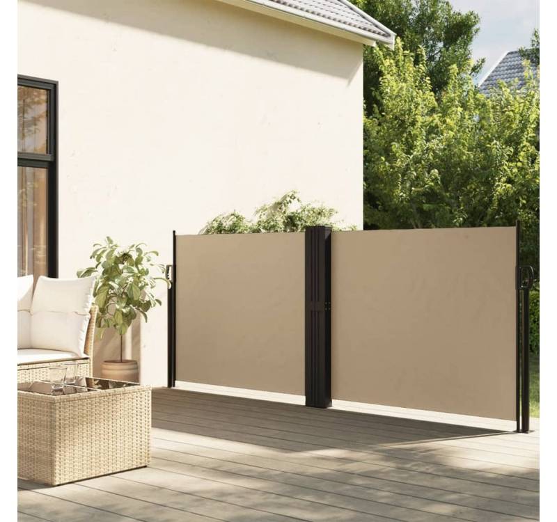 vidaXL Markise Seitenmarkise Ausziehbar Beige 140x600 cm vidaXL Markise Seitenmarkise Ausziehbar Beige 140x600 cm von vidaXL