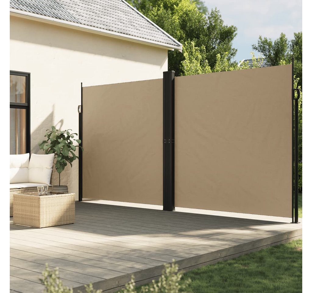 vidaXL Markise Seitenmarkise Ausziehbar Beige 220x1200 cm vidaXL Markise Seitenmarkise Ausziehbar Beige 220x1200 cm von vidaXL
