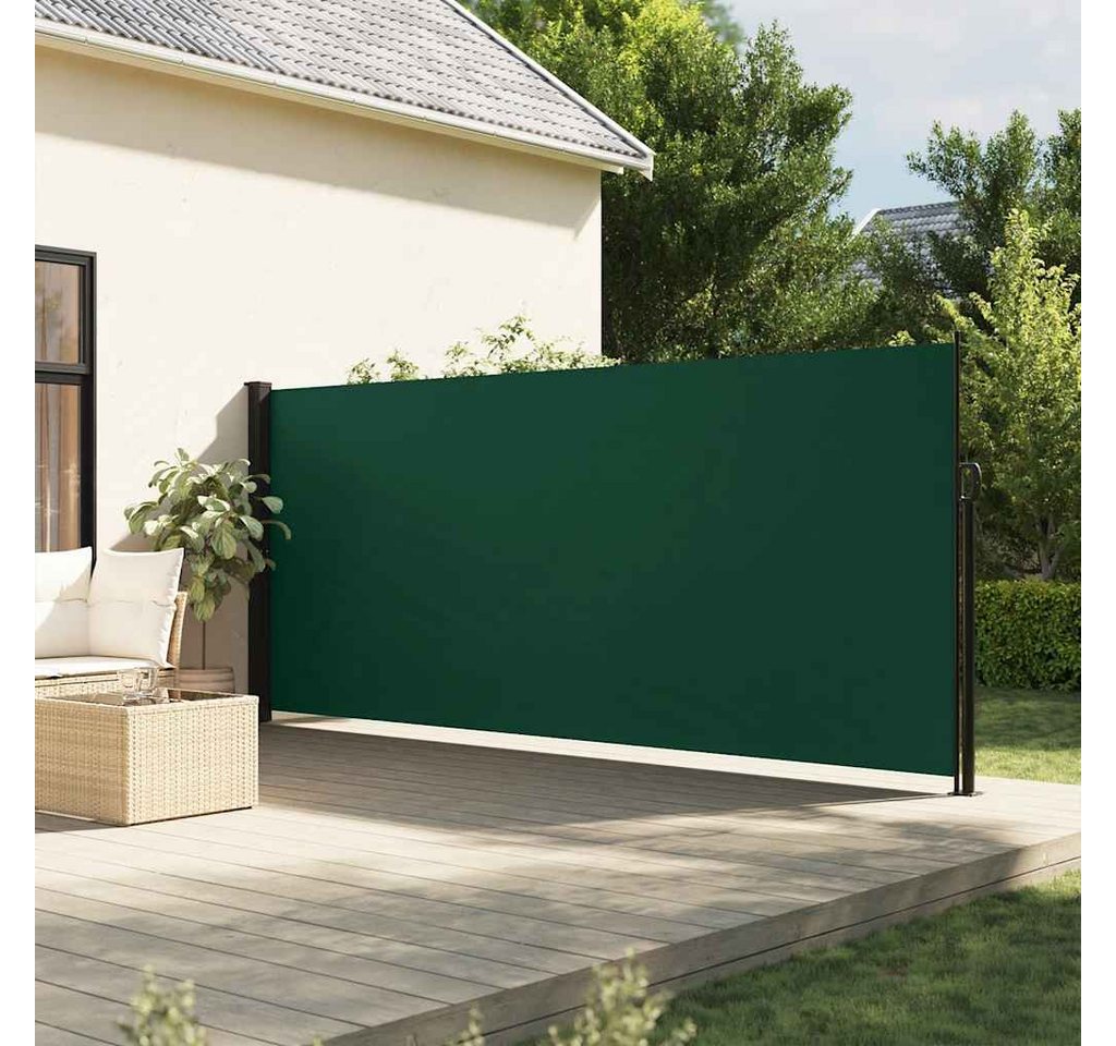 vidaXL Markise Seitenmarkise Ausziehbar Dunkelgrün 160x600 cm vidaXL Markise Seitenmarkise Ausziehbar Dunkelgrün 160x600 cm von vidaXL
