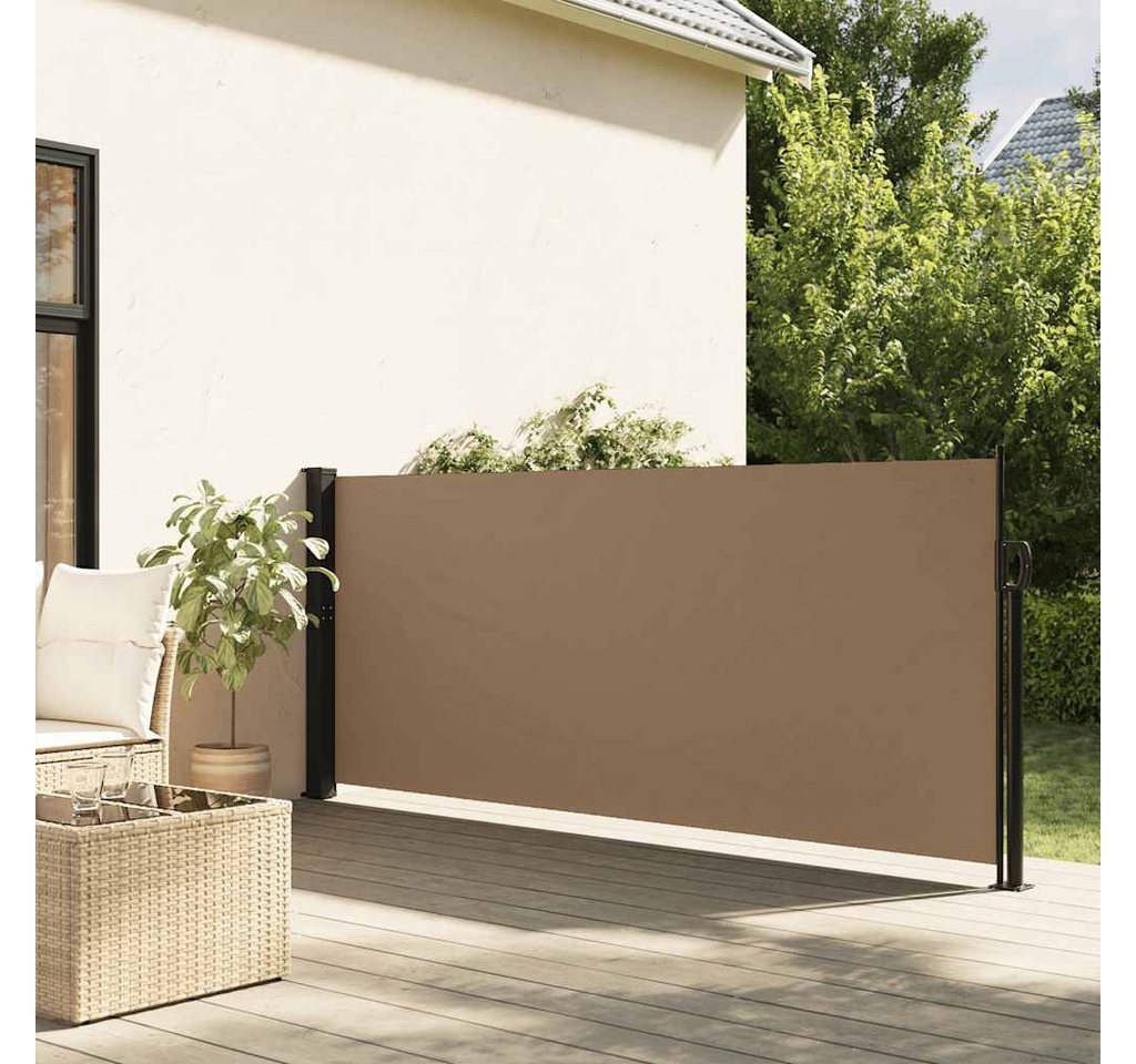 vidaXL Markise Seitenmarkise Ausziehbar Taupe 120x600 cm vidaXL Markise Seitenmarkise Ausziehbar Taupe 120x600 cm von vidaXL