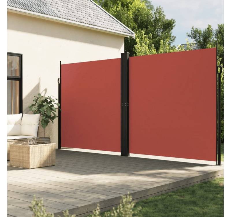 vidaXL Markise Seitenmarkise Ausziehbar Terrakottarot 220x1000 cm vidaXL Markise Seitenmarkise Ausziehbar Terrakottarot 220x1000 cm von vidaXL