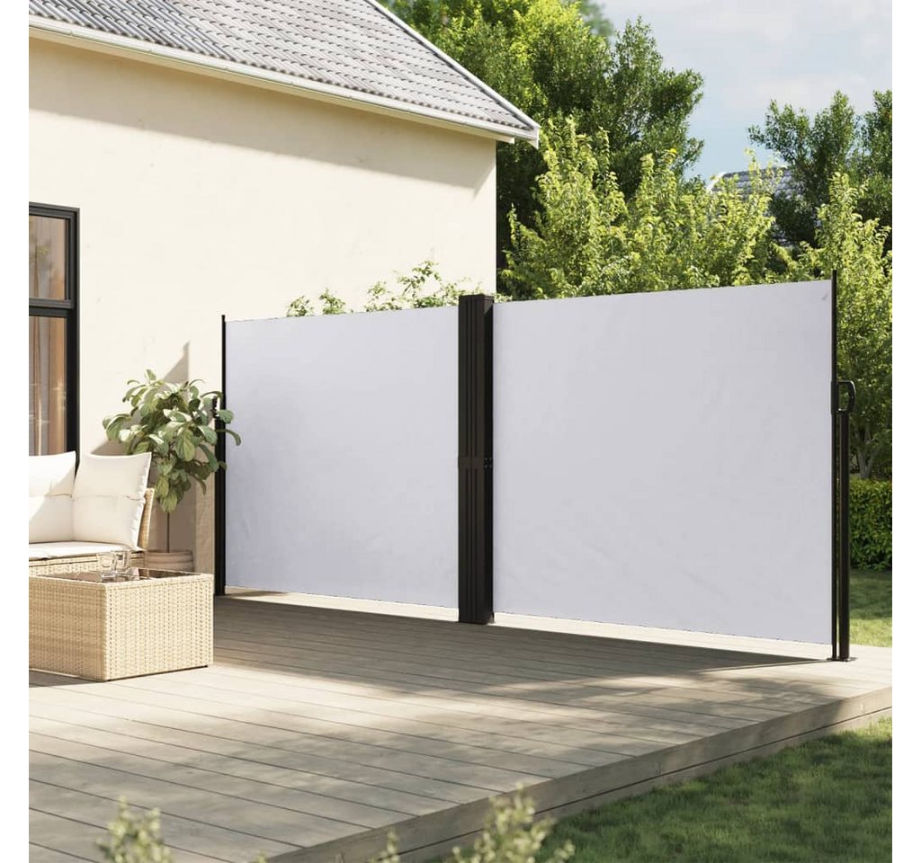 vidaXL Markise Seitenmarkise Ausziehbar Weiß 160x1000 cm vidaXL Markise Seitenmarkise Ausziehbar Weiß 160x1000 cm von vidaXL