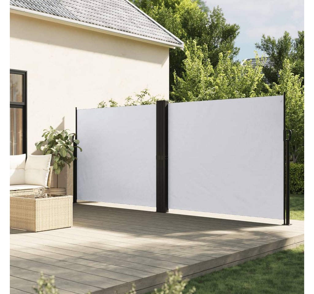 vidaXL Markise Seitenmarkise Ausziehbar Weiß 180x1000 cm vidaXL Markise Seitenmarkise Ausziehbar Weiß 180x1000 cm von vidaXL