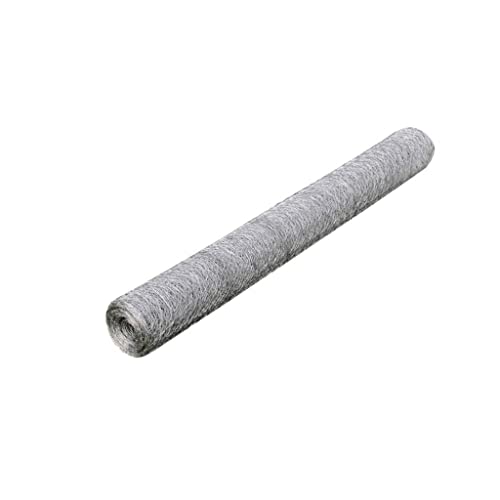 vidaXL Maschendraht Verzinkter Stahl 25x0,5 m Silbern von vidaXL
