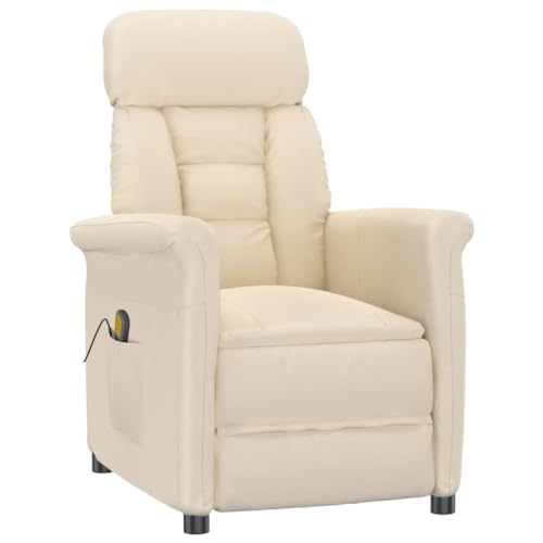 vidaXL Massagesessel, Relaxsessel mit Liegefunktion Vibrationsfunktion, Verstellbarer Sessel Fernsehsessel, Liegesessel Polstersessel, Beige Mikrofasergewebe vidaXL Massagesessel, Relaxsessel mit Liegefunktion Vibrationsfunktion, Verstellbarer Sessel Fernsehsessel, Liegesessel Polstersessel, Beige Mikrofasergewebe von vidaXL