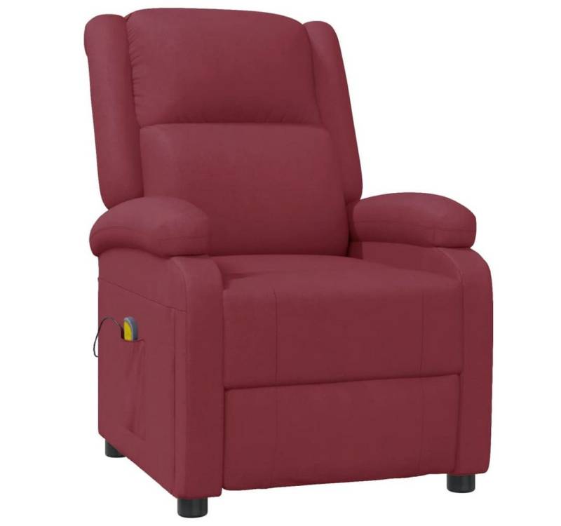 vidaXL Massagesessel, Relaxsessel Weinrot Kunstleder vidaXL Massagesessel, Relaxsessel Weinrot Kunstleder von vidaXL