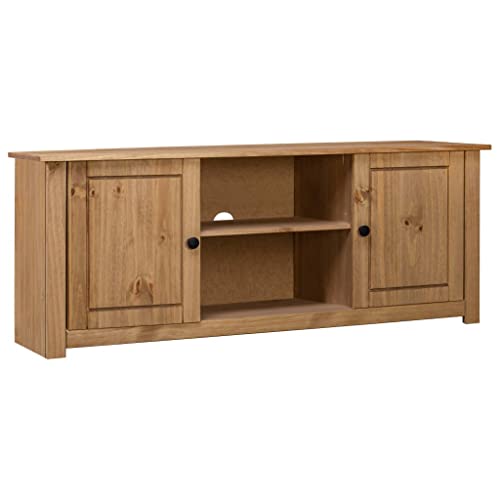 vidaXL Massivholz Panama-Kiefer TV Schrank Lowboard TV Möbel Board Tisch Fernsehtisch Fernsehschrank HiFi-Schrank Sideboard 120x40x50cm vidaXL Massivholz Panama-Kiefer TV Schrank Lowboard TV Möbel Board Tisch Fernsehtisch Fernsehschrank HiFi-Schrank Sideboard 120x40x50cm von vidaXL