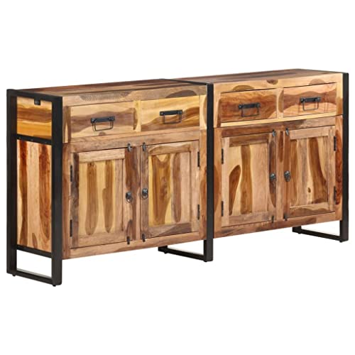 vidaXL Massivholz Sideboard Kommode 4 Schubladen 4 Türen Anrichte Schrank Holzschrank Wohnzimmermöbel Holz 172x35x80cm Akazienholz Honigfarben vidaXL Massivholz Sideboard Kommode 4 Schubladen 4 Türen Anrichte Schrank Holzschrank Wohnzimmermöbel Holz 172x35x80cm Akazienholz Honigfarben von vidaXL
