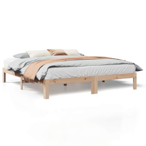 vidaXL Massivholzbett ohne Matratze 180x200 Kiefernholz, Bettrahmen, Schlafzimmerbett, Doppelbett, Schlafzimmermöbel, Bett, Holzbett, Massivholzbett vidaXL Massivholzbett ohne Matratze 180x200 Kiefernholz, Bettrahmen, Schlafzimmerbett, Doppelbett, Schlafzimmermöbel, Bett, Holzbett, Massivholzbett von vidaXL