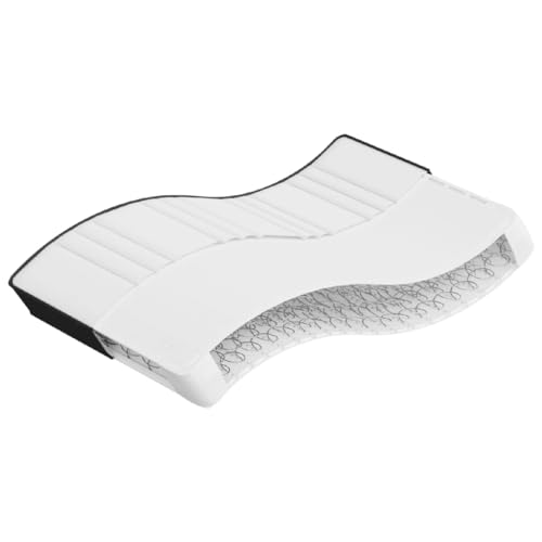 vidaXL Matratze Bonnell-Federkern, Federkernmatratze Atmungsaktiv Hautfreundlich, Bettmatratze Härtegrad Mittel, Stoffmatratze, 100x200cm vidaXL Matratze Bonnell-Federkern, Federkernmatratze Atmungsaktiv Hautfreundlich, Bettmatratze Härtegrad Mittel, Stoffmatratze, 100x200cm von vidaXL