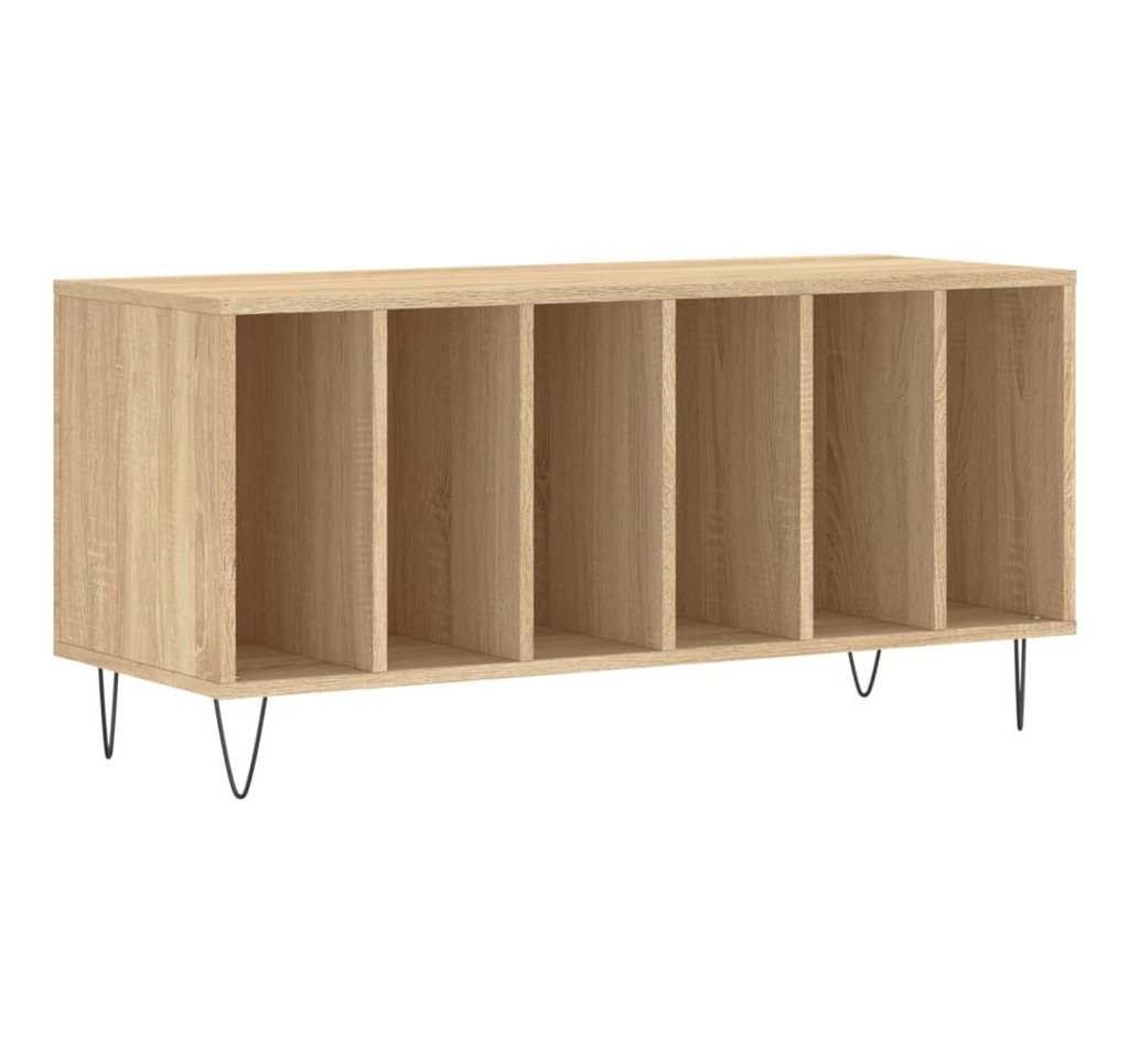 vidaXL Media-Regal Plattenschrank Sonoma-Eiche 100x38x48 cm Holzwerkstoff, 1-tlg. vidaXL Media-Regal Plattenschrank Sonoma-Eiche 100x38x48 cm Holzwerkstoff, 1-tlg. von vidaXL