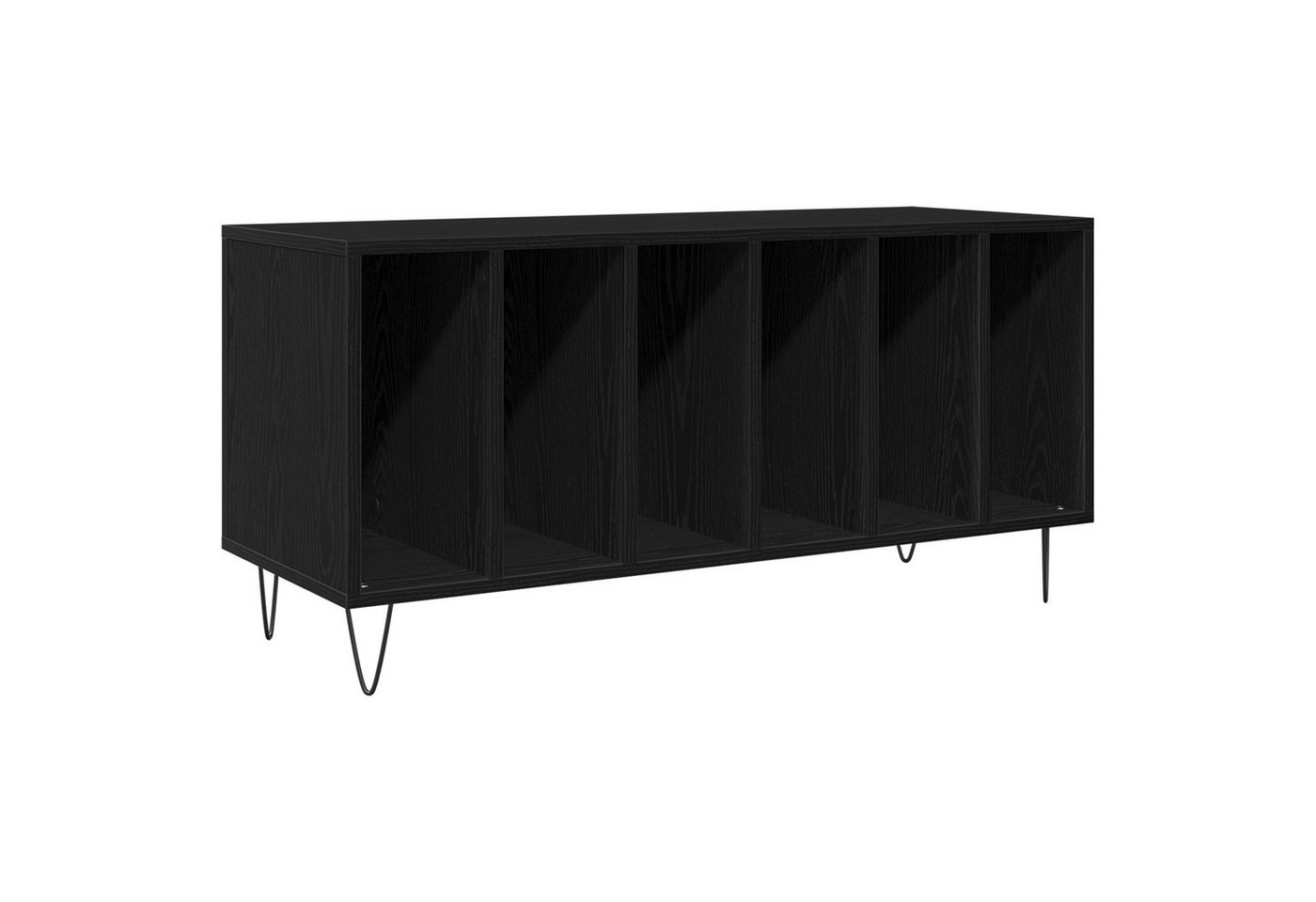 vidaXL Media-Regal Schallplattenschrank Schwarz Eiche 100x38x48 cm Holzwerkstoff, 1-tlg. vidaXL Media-Regal Schallplattenschrank Schwarz Eiche 100x38x48 cm Holzwerkstoff, 1-tlg. von vidaXL