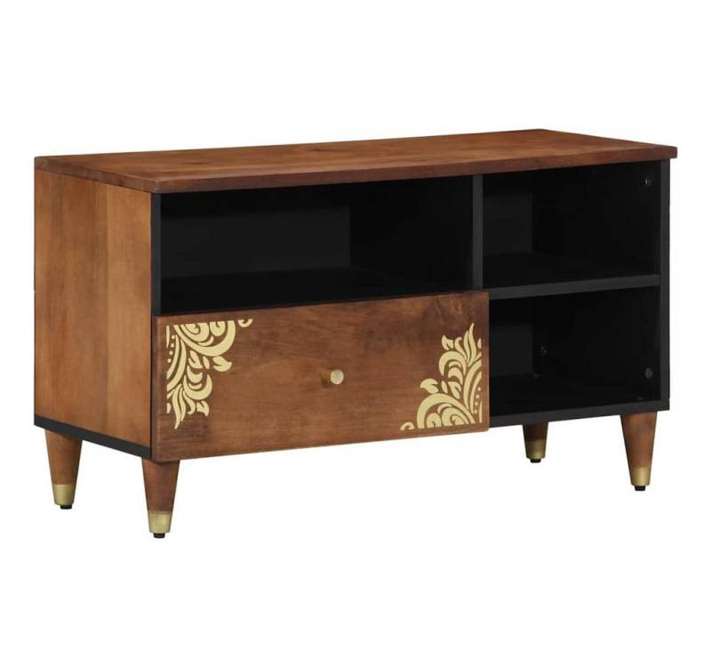vidaXL Media-Regal TV-Schränk mit Regal Braun 80 x 33.5 x 46 cm Massivholz, 1-tlg. von vidaXL