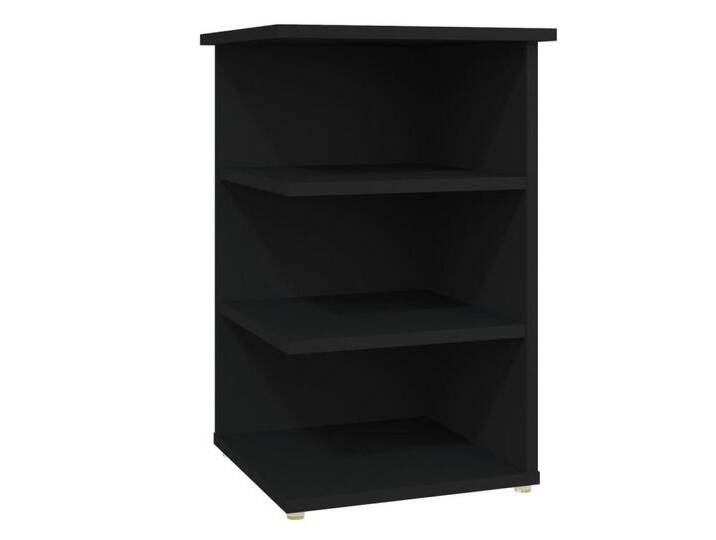 vidaXL Mehrzweckregal Beistellregal Schwarz 35x35x55 cm Spanplatte, schwarz vidaXL Mehrzweckregal Beistellregal Schwarz 35x35x55 cm Spanplatte, schwarz von vidaXL