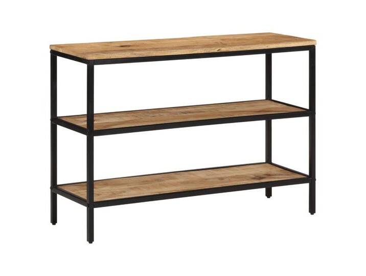 vidaXL Mehrzweckregal Mehrzweckregal Konsolentisch 100x35x70 cm Raues Massivholz Mango, braun vidaXL Mehrzweckregal Mehrzweckregal Konsolentisch 100x35x70 cm Raues Massivholz Mango, braun von vidaXL