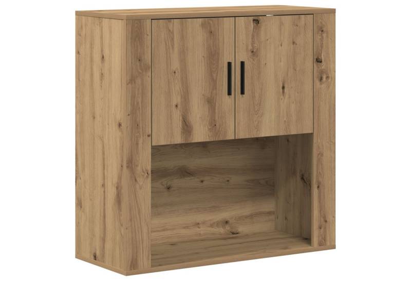 vidaXL Mehrzweckschrank Wandregal Artisan Eiche 80x33x80 cm Hergestelltes Holz von vidaXL