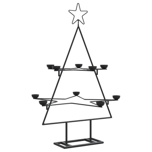 vidaXL Metall-Weihnachtsbaum zum Dekorieren Schwarz 75 cm, Weihnachtsbaum, Metallbaum, Tannenbaum Metall, Weihnachtsbaum mit Ständer, Tannenbaum vidaXL Metall-Weihnachtsbaum zum Dekorieren Schwarz 75 cm, Weihnachtsbaum, Metallbaum, Tannenbaum Metall, Weihnachtsbaum mit Ständer, Tannenbaum von vidaXL