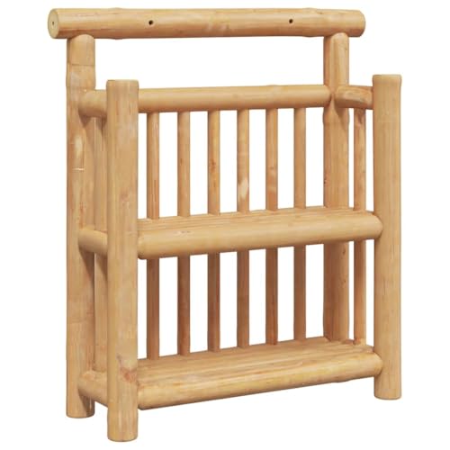vidaXL Minimalistisches Bambus-Wandregal | Platzsparendes Design Natürliche Oberfläche Innenlagerungslösung 44Cm Höhe 40Cm Länge Perfekt für Wohnzimmer oder Büro Dekorative Wandmontage Hausdekoration vidaXL Minimalistisches Bambus-Wandregal | Platzsparendes Design Natürliche Oberfläche Innenlagerungslösung 44Cm Höhe 40Cm Länge Perfekt für Wohnzimmer oder Büro Dekorative Wandmontage Hausdekoration von vidaXL