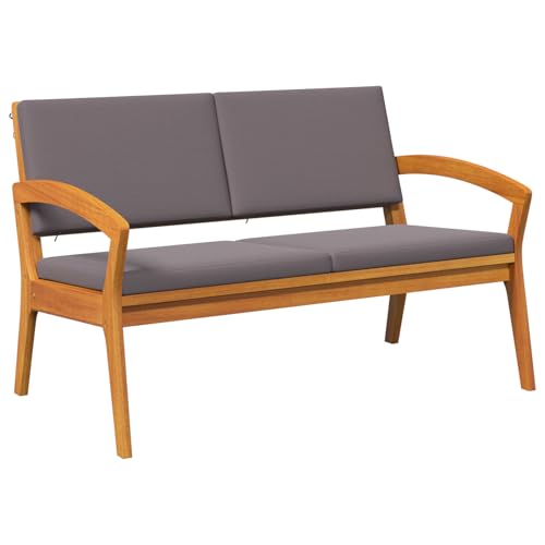 vidaXL Gartenbank mit Kissen 115x70x72 cm Massivholz Akazie von vidaXL