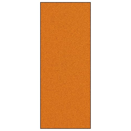 vidaXL Fußmatte Waschbar Orange 120x300 cm von vidaXL