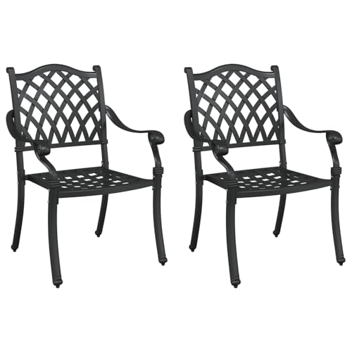 vidaXL Stylischer Aluminiumstuhl Matte Oberfläche Langlebig Bequem Modern Gartenmöbel Für Terrasse Balkon 50 cm Breite Ergonomisches Design Leicht und Stylish Minimalistisch vidaXL Stylischer Aluminiumstuhl Matte Oberfläche Langlebig Bequem Modern Gartenmöbel Für Terrasse Balkon 50 cm Breite Ergonomisches Design Leicht und Stylish Minimalistisch von vidaXL