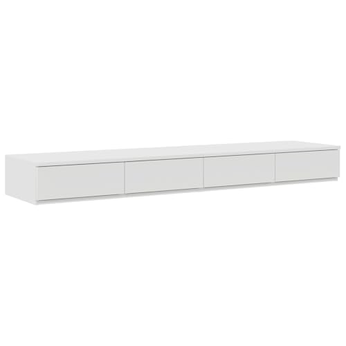 vidaXL Bett-Schublade Weiß 135x36,5x16,5 cm Holzwerkstoff vidaXL Bett-Schublade Weiß 135x36,5x16,5 cm Holzwerkstoff von vidaXL