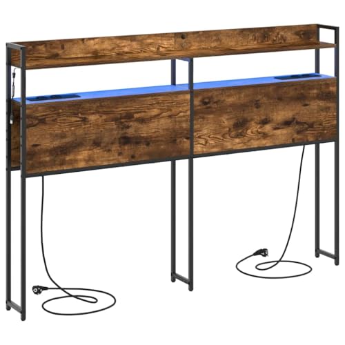 vidaXL Moderner Kopfteil für Schlafzimmermöbel - Zeitgemäßes Bett mit stylischem Zubehör und Stauraumrahmen. Innovativer Nachttisch-Organizer mit integrierter Beleuchtung. vidaXL Moderner Kopfteil für Schlafzimmermöbel - Zeitgemäßes Bett mit stylischem Zubehör und Stauraumrahmen. Innovativer Nachttisch-Organizer mit integrierter Beleuchtung. von vidaXL
