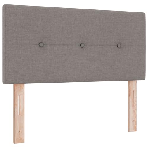 vidaXL Moderner Taupe Gepolsterter Niedrigholzkopf für Schlafzimmer Höhenverstellbar mit Massivem Kiefernholzrahmen Stylische Stoffabdeckung Einfache Montage Möbel Innendekor Ethische Wohnmöbel vidaXL Moderner Taupe Gepolsterter Niedrigholzkopf für Schlafzimmer Höhenverstellbar mit Massivem Kiefernholzrahmen Stylische Stoffabdeckung Einfache Montage Möbel Innendekor Ethische Wohnmöbel von vidaXL