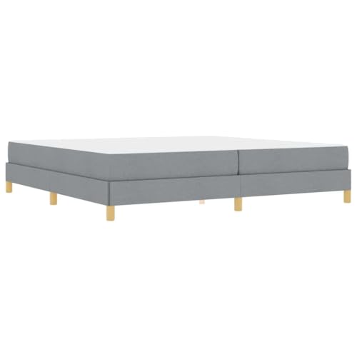 vidaXL Bettgestell für Dein Schlafzimmer – Moderne Schlaflösung, rechteckig, mit Stoff und Ingenieurholz. Inklusive Taschenfederkernmatratze für optimalen Komfort zu Hause. von vidaXL