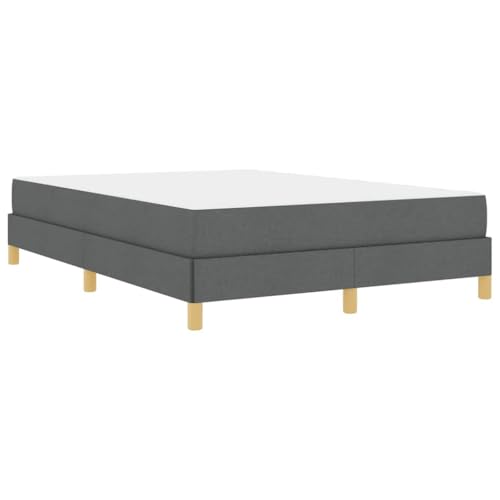 vidaXL Bettgestell für Dein Schlafzimmer - Moderne Schlaflösung aus rechteckigem Stoff und hochwertigem Holz mit Taschenfederkernmatratze Hause von vidaXL