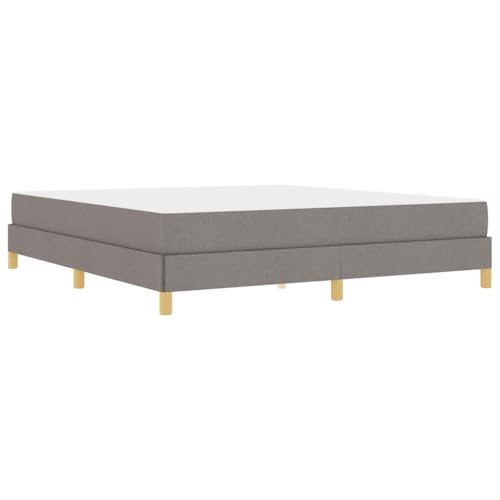 vidaXL Bettgestell für Schlafzimmer - Moderne Schlaflösung, rechteckig, mit Stoff, Ingenieurholz und Pocketed Coil Matratze für Komfort zu Hause von vidaXL