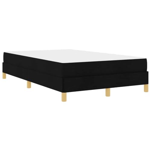 vidaXL Bettgestell für Dein Schlafzimmer – Moderne Schlaflösung im rechteckigen Design mit Stoffbezug und Ingenieurholz. Die Pocketed Coil Matratze sorgt für hohen Komfort zuhause. von vidaXL