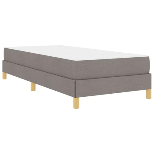 vidaXL Bettgestell für das Schlafzimmer Modernes rechteckiges Design mit Stoff und Ingeneurlaminat, inklusive Pocketfedermatratze für Komfort zu Hause. von vidaXL