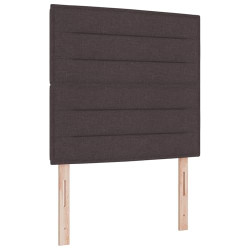 vidaXL Modernes Bettgestell mit Ergonomischer Unterstützung Dunkelbraun 100 x 200 cm Einfache Montage Langlebig Stylisches Design Für Schlafzimmermöbel Einzel Holz Rechteckig Schlaf von vidaXL