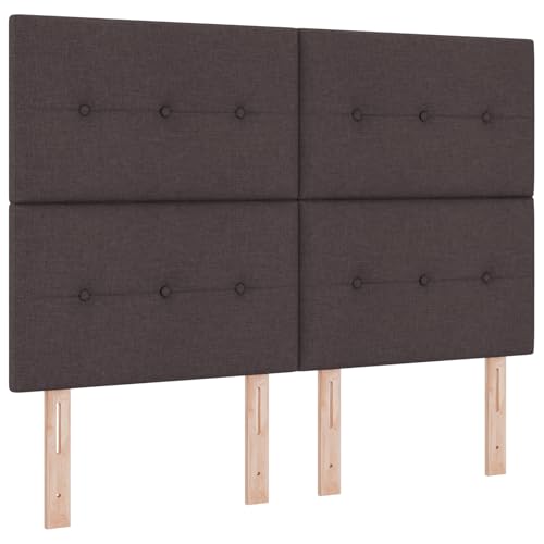 vidaXL Modernes Boxspringbett mit Matratze Dunkelgrau 140x200 cm Langlebiger Stoff Stylische Möbel für das Schlafzimmer Bequeme Schlaflösung mit Schaumauflage Schoner Topper Taschenüberzug vidaXL Modernes Boxspringbett mit Matratze Dunkelgrau 140x200 cm Langlebiger Stoff Stylische Möbel für das Schlafzimmer Bequeme Schlaflösung mit Schaumauflage Schoner Topper Taschenüberzug von vidaXL