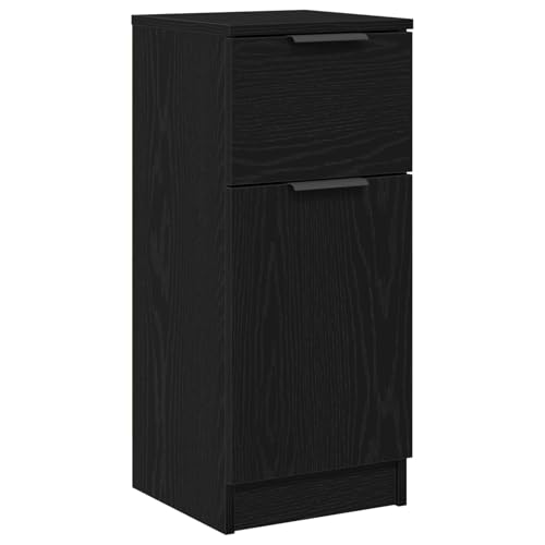 vidaXL Sideboard Schwarz Eiche 30x30x70 cm Holzwerkstoff vidaXL Sideboard Schwarz Eiche 30x30x70 cm Holzwerkstoff von vidaXL