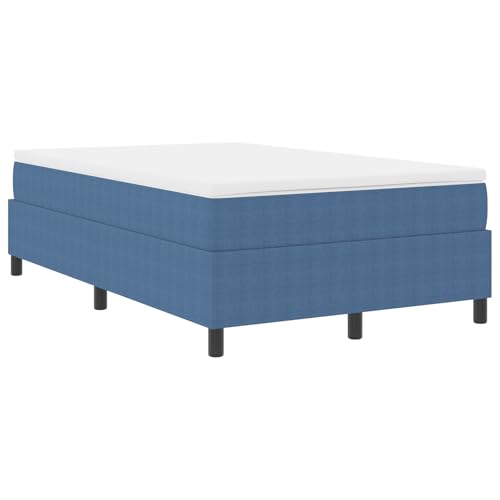 vidaXL Modernes blaues Plattformbett 120X190 cm für Erwachsene | Robuste Konstruktion aus Holzwerkstoff | Strukturiertes Finish | Stylische Schlafzimmermöbel | Zeitgemäße Innenbenutzung vidaXL Modernes blaues Plattformbett 120X190 cm für Erwachsene | Robuste Konstruktion aus Holzwerkstoff | Strukturiertes Finish | Stylische Schlafzimmermöbel | Zeitgemäße Innenbenutzung von vidaXL