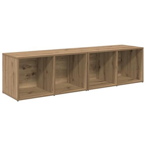 vidaXL Steckregalsystem – Modulares Würfelsystem, Organizer für Wohnzimmer, Schränke und Inneneinrichtung, rechteckige Platzoptimierung von vidaXL