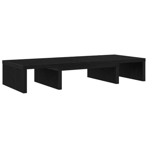 vidaXL Monitorständer Verstellbar Schwarz Eichen-Optik 60x24x10,5 cm, Monitorerhöhung, Monitorständer Schreibtisch, Bildschirmständer vidaXL Monitorständer Verstellbar Schwarz Eichen-Optik 60x24x10,5 cm, Monitorerhöhung, Monitorständer Schreibtisch, Bildschirmständer von vidaXL