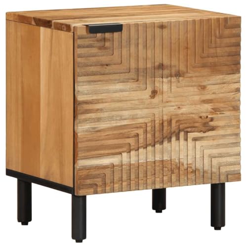 vidaXL Nachttisch 40x33x46 cm Massivholz Akazie, Nachtschrank, Beistellschrank, Nachtkommode, Bettschrank, Beistelltisch, Nachtkonsole vidaXL Nachttisch 40x33x46 cm Massivholz Akazie, Nachtschrank, Beistellschrank, Nachtkommode, Bettschrank, Beistelltisch, Nachtkonsole von vidaXL