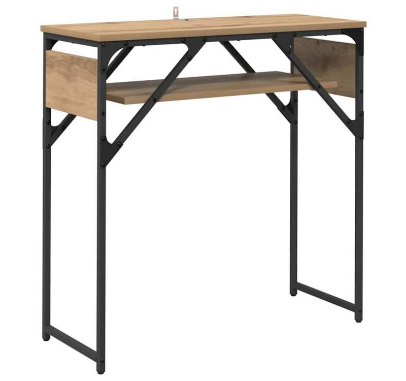 vidaXL Nachttisch Konsolentisch Artisan-Eiche 75x30x75cm Holzwerkstoff (1-St) von vidaXL