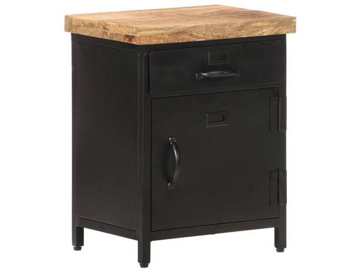 vidaXL Nachttisch Nachttisch 40x30x52 cm Massivholz, braun von vidaXL