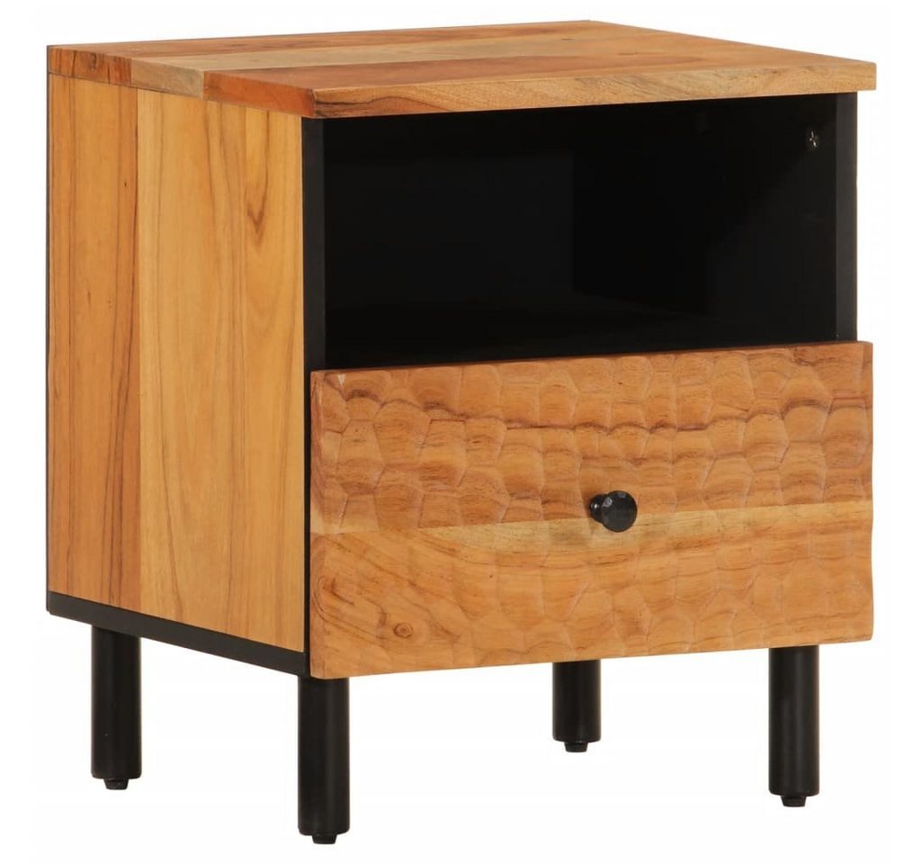 vidaXL Nachttisch Nachttisch 40x33x46 cm Massivholz (1-St) von vidaXL