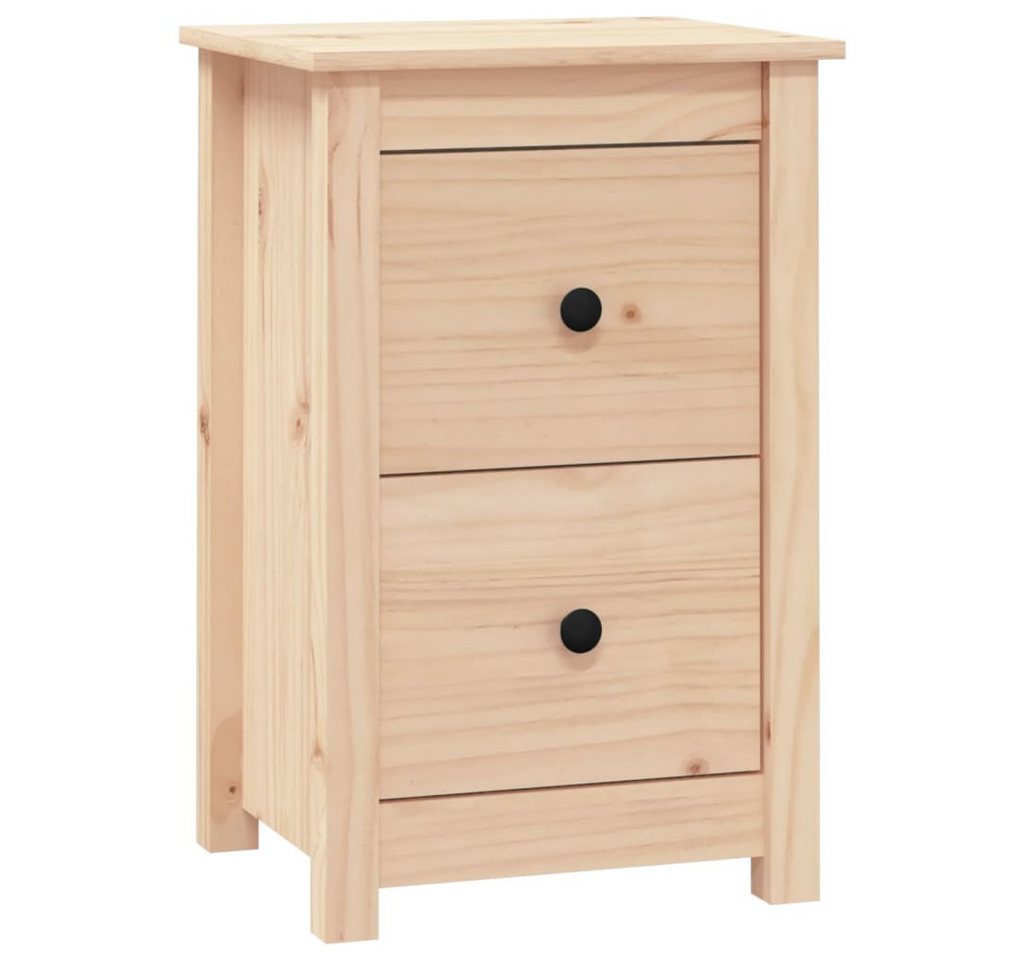 vidaXL Nachttisch Nachttisch 40x35x61,5 cm Massivholz Kiefer (1-St) von vidaXL