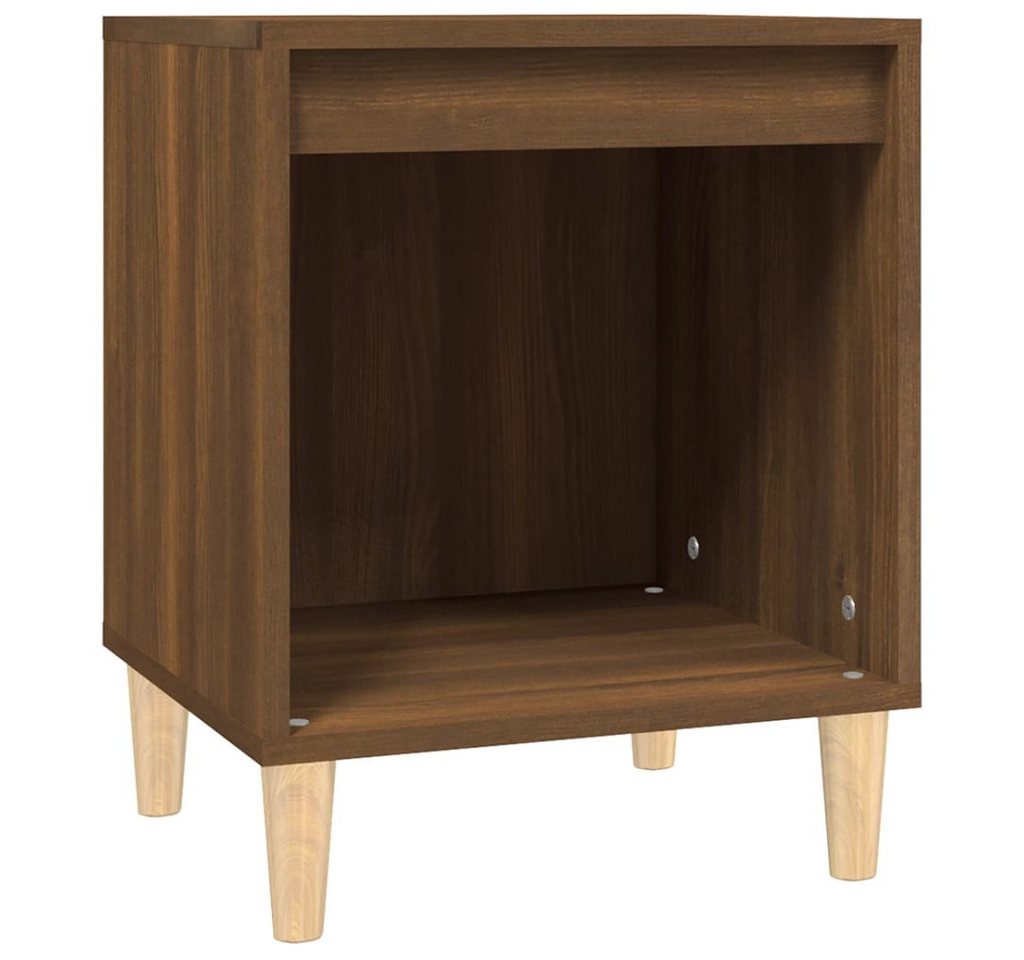 vidaXL Nachttisch Nachttisch Braun Eichen-Optik 40x35x50 cm (1-St) von vidaXL
